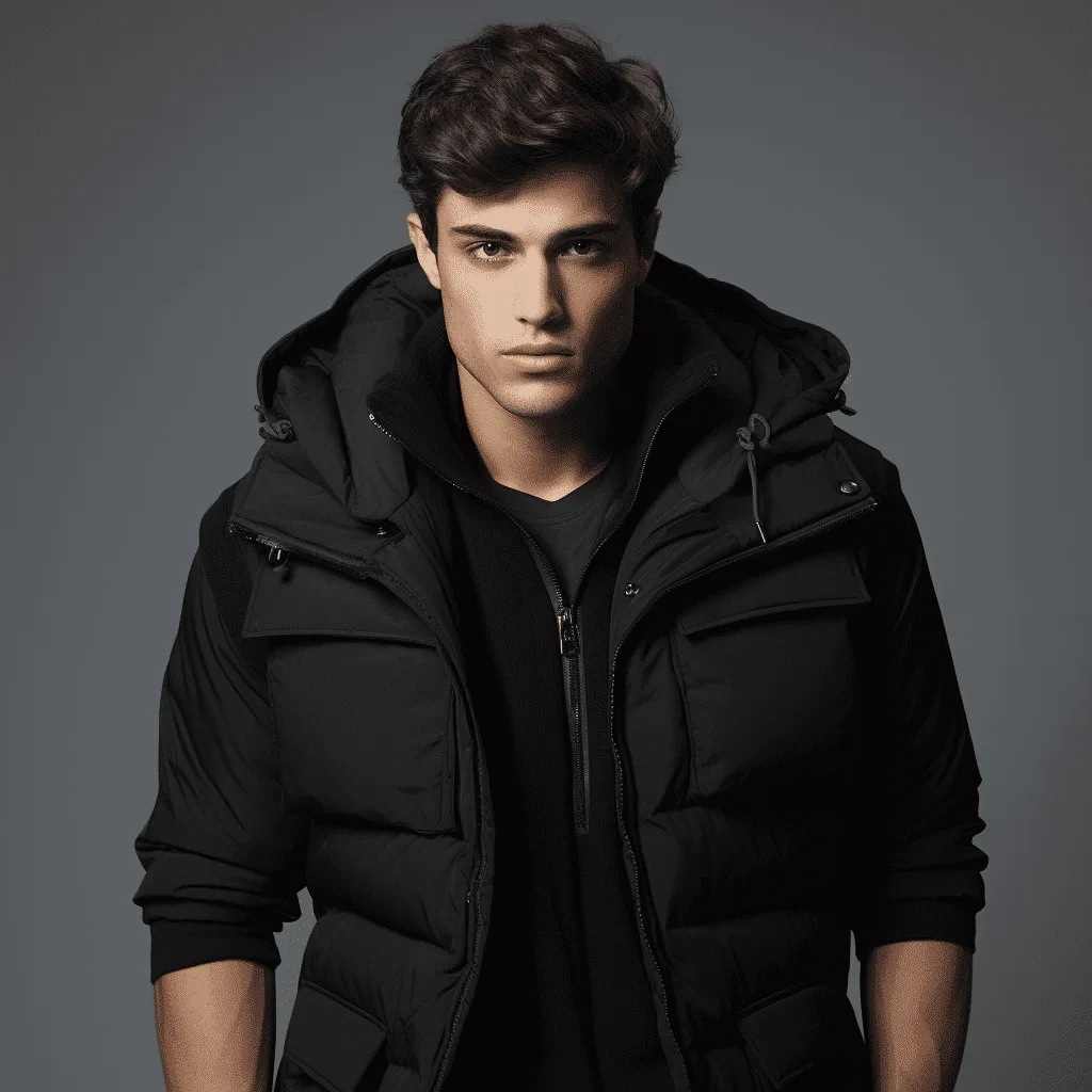 Black Puffer Vest