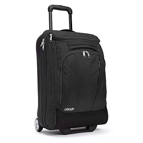 Mother Lode Carry On Luggage Inch Rolling Duffel (Solid Black)