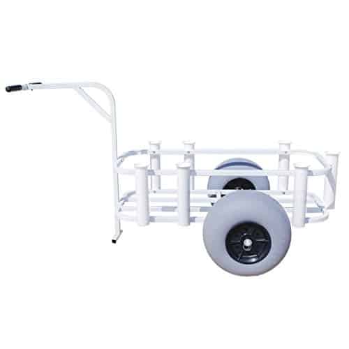 Sea Striker Balloon Tire Surf and Beach Cart Outdoor Fishing Rolling Wheel Wagon