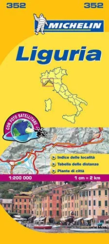 Michelin Map Italy Liguria (MapsLocal (Michelin)) (Italian Edition)