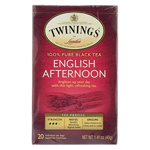 Twinings of London English Afternoon Tea   Pack of