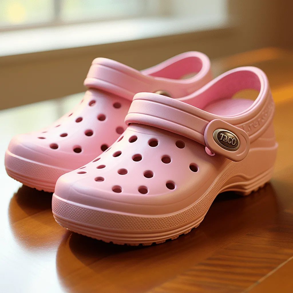 Pink Crocs