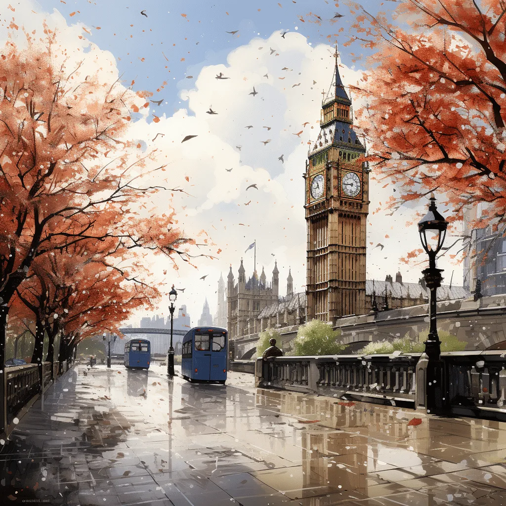 Weather in London in April