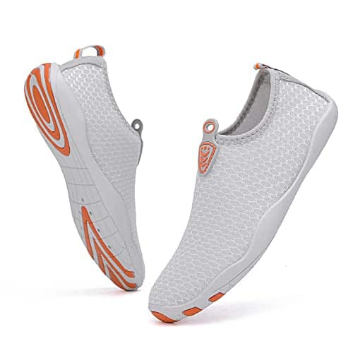 Vsufim Quick Dry Water Sports Barefoot Shoes Aqua Socks for Swim Beach Pool Surf Yoga for Women Men (omenen)
