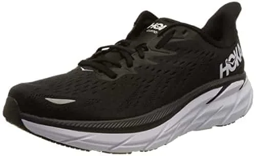 HOKA ONE ONE Women's, Clifton Running Sneakers (BlackWhite ) (B) US
