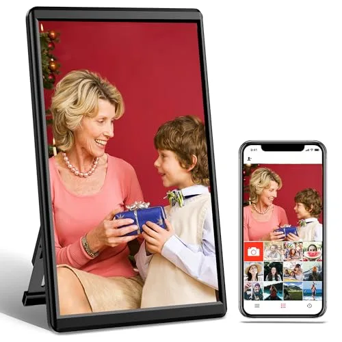 MYDASH   inch Digital Picture Frame with WiFi, Frameo Digital Photo Frame with Built in GB Large Memory, IPS Touch Screen, Auto Rotate.