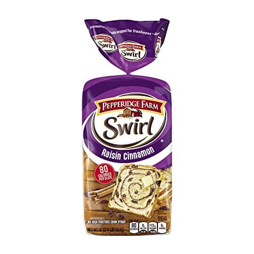 Pepperidge Farm Swirl Brown Raisin Cinnamon Bread oz (Pack of )