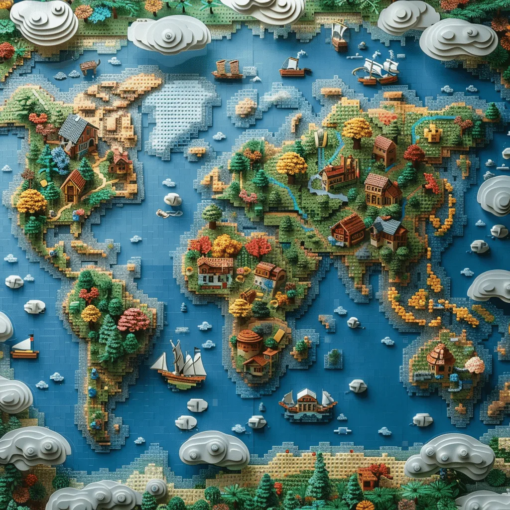 Lego World Maps