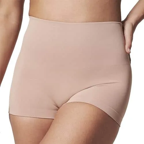 SPANX, EcoCare Seamless Shaping Boyshort, Toasted Oatmeal, M