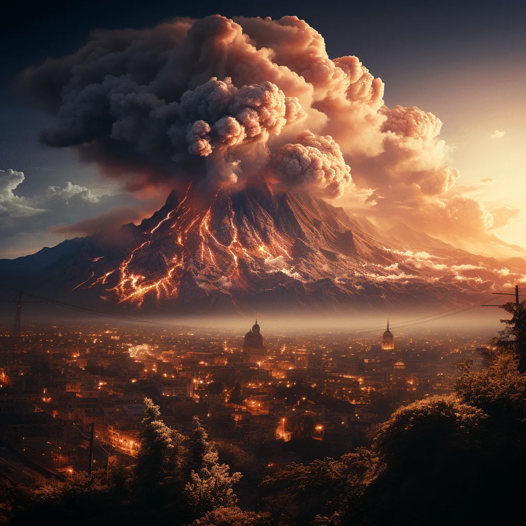 Mount Etna Volcano Eruption