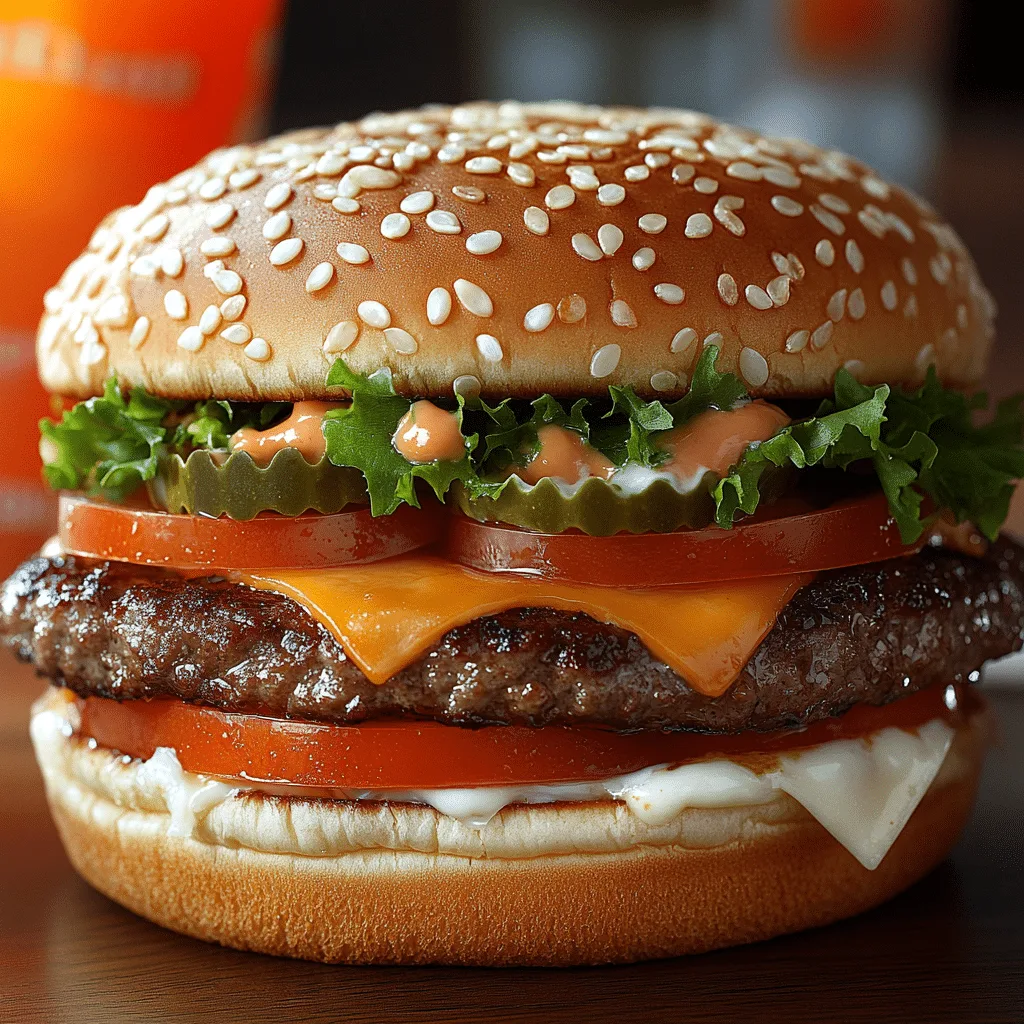 Whataburger Menu with Prices