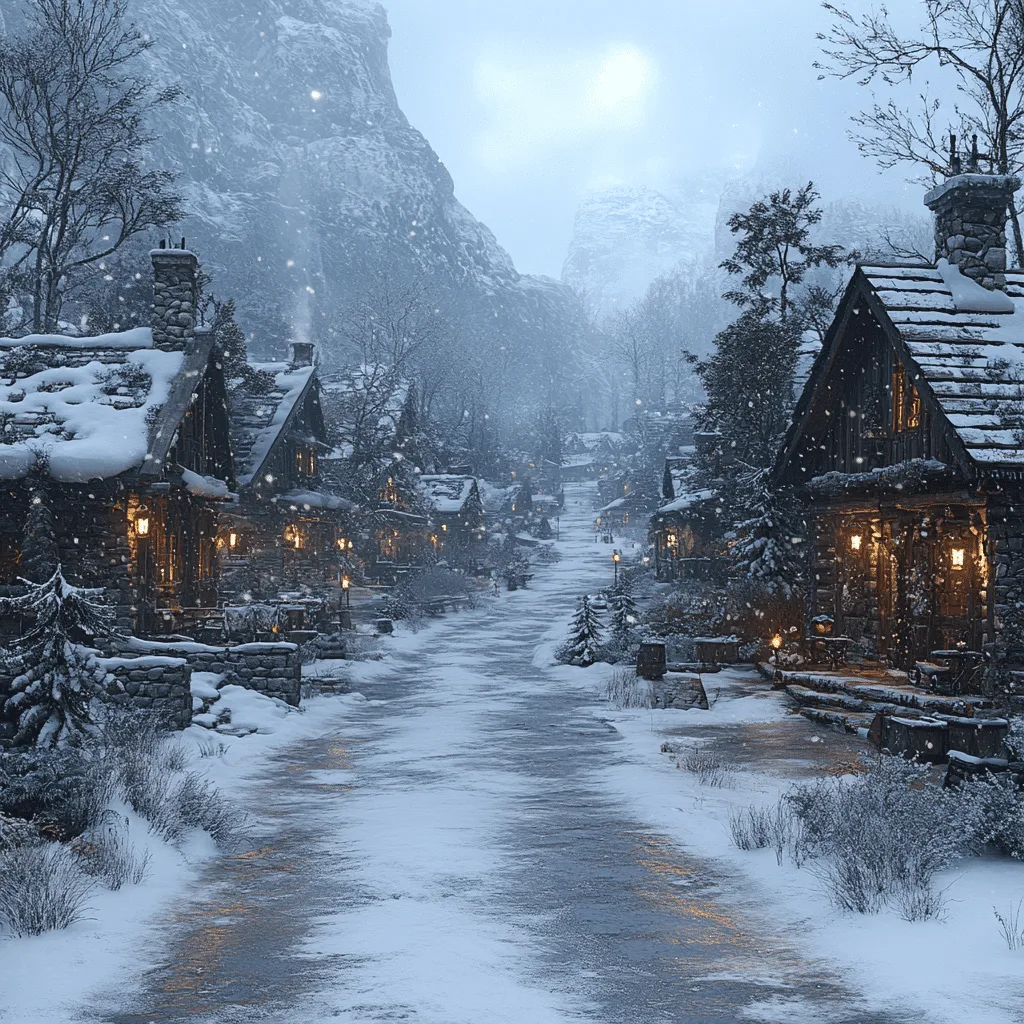 Snowy Village
