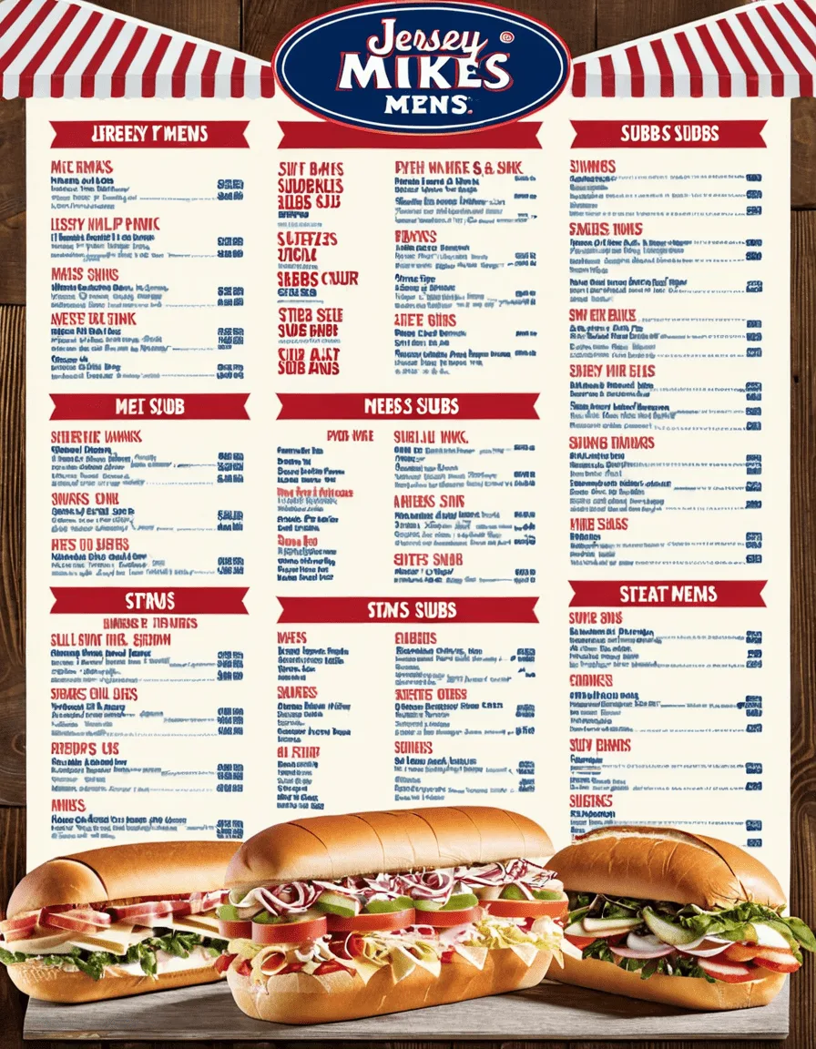 Roosters Menu