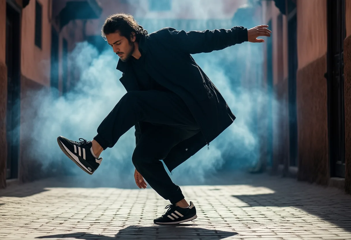 Adidas Full Black Sneakers