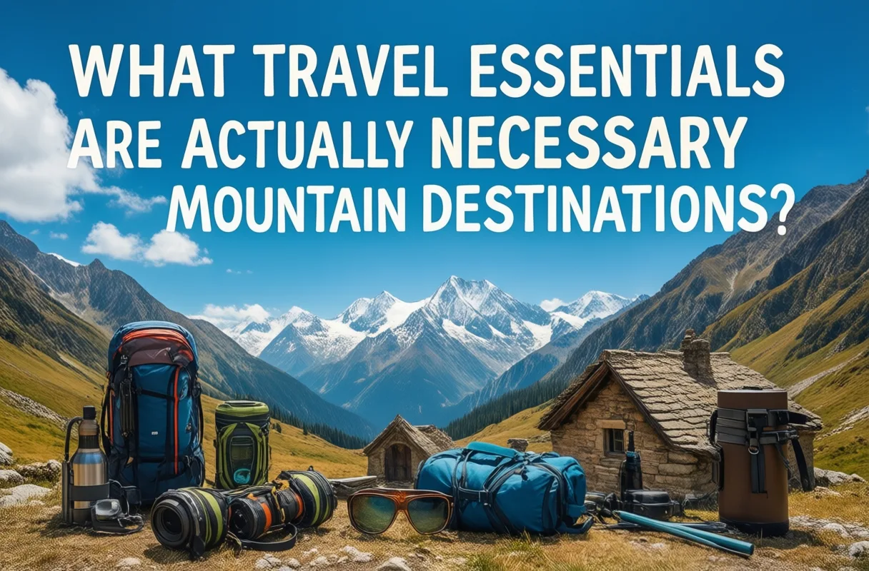 What Travel Essentials Are Actually Necessary for Mountain Destinations?